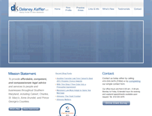 Tablet Screenshot of delaneykeffler.com